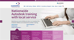 Desktop Screenshot of cadspec.co.uk